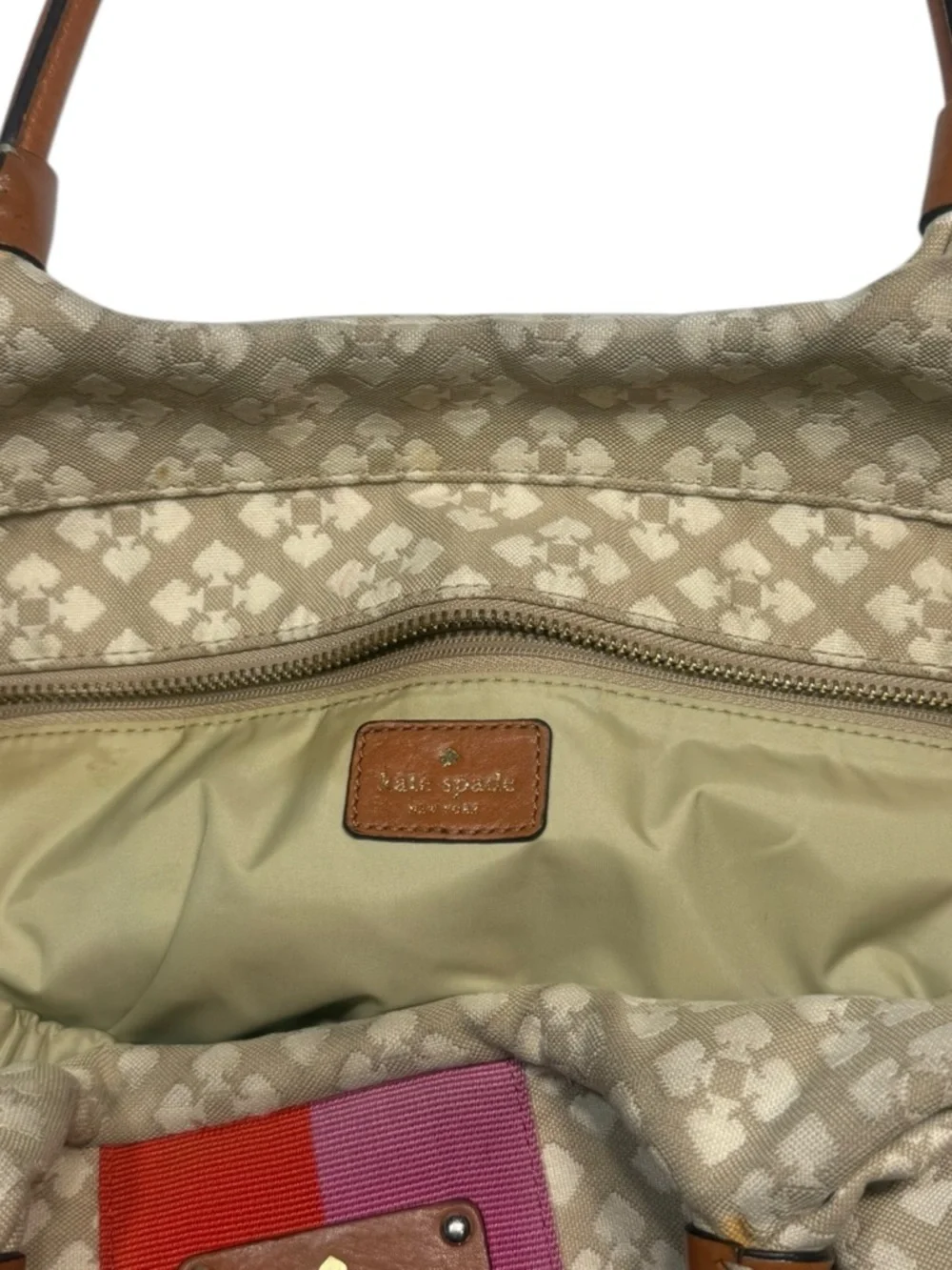 Kate Spade Beige Baby Diaper Bag Tote